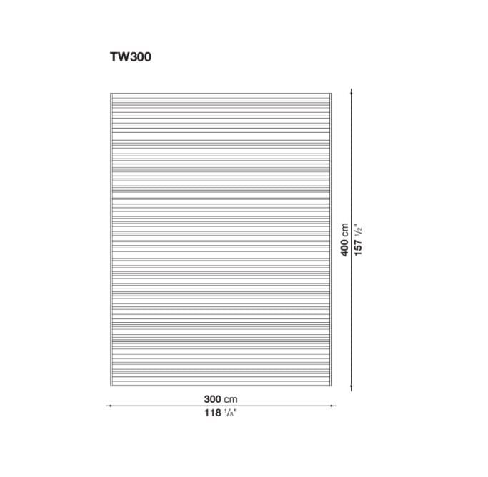 Напольный прямоугольный полиолефиновый ковер B&B Italia Outdoor TWIST ARCH-00150068 - Вид №4