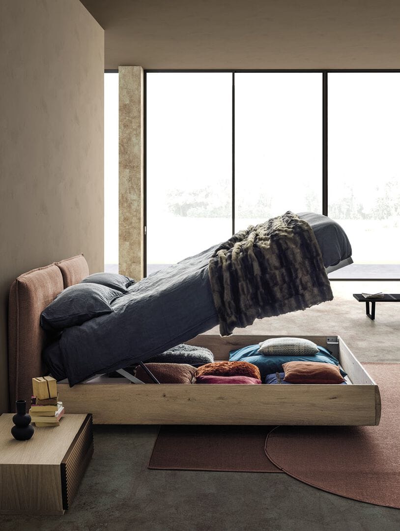 Двуспальная кровать с мягким изголовьем Devina Nais CHLOÉ ARCH-00086200 - Вид №2