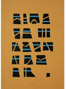 Danese Milano Трафаретная печать на бумаге  Dmdzsi1