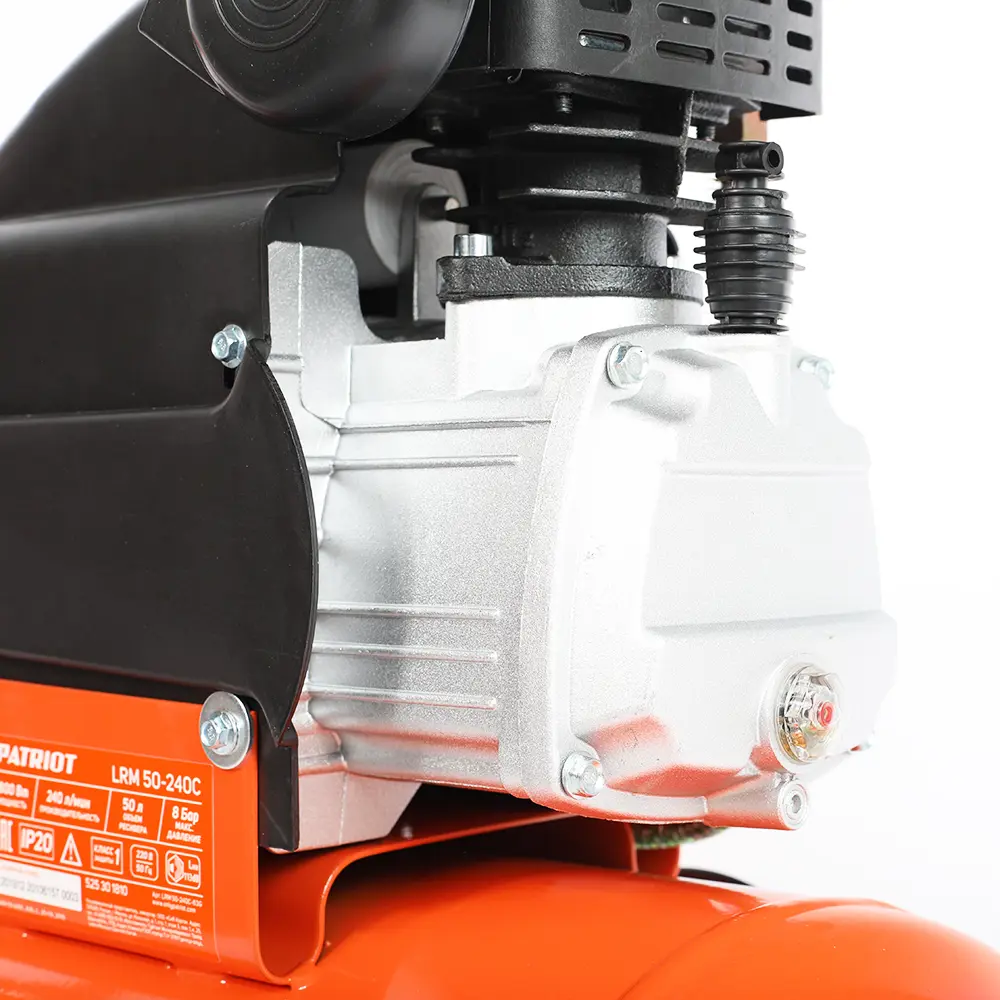 Компрессор масляный Patriot LRM 50-240C, 50 л 240 л/мин 1.8 кВт STLM-2024797 - Вид №8
