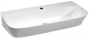 PRLP09045T0M Подвесная раковина настенная прямоугольная Azzurra Ceramica Prua белая