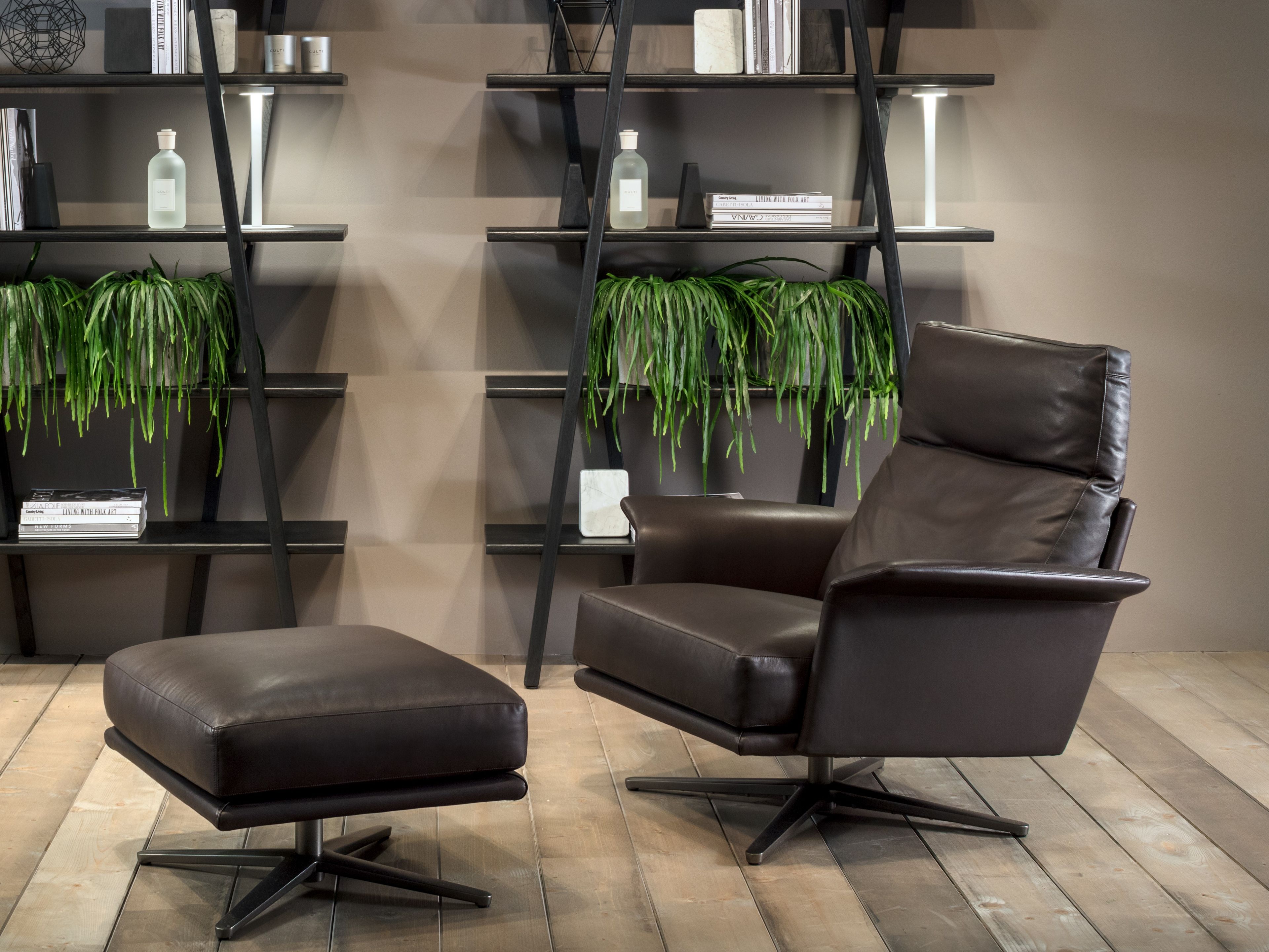 Кожаное кресло с подлокотниками Verzelloni Nilson ARCH-00140322 - Вид №1