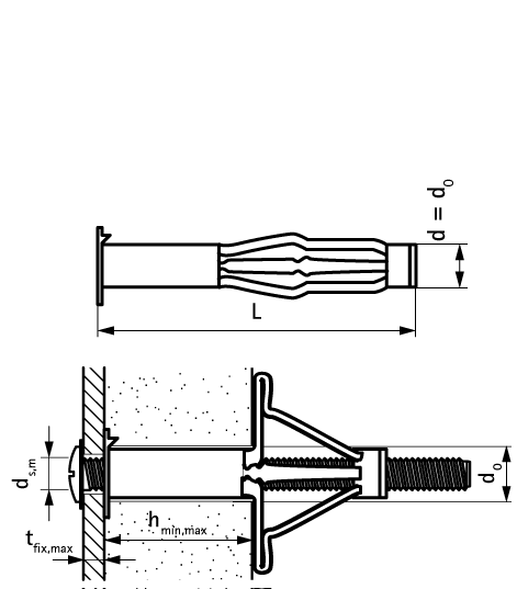 6105603 WCP Анкер для Полых Стен металлический анкер с шурупом для полых стен walraven  - Вид №1