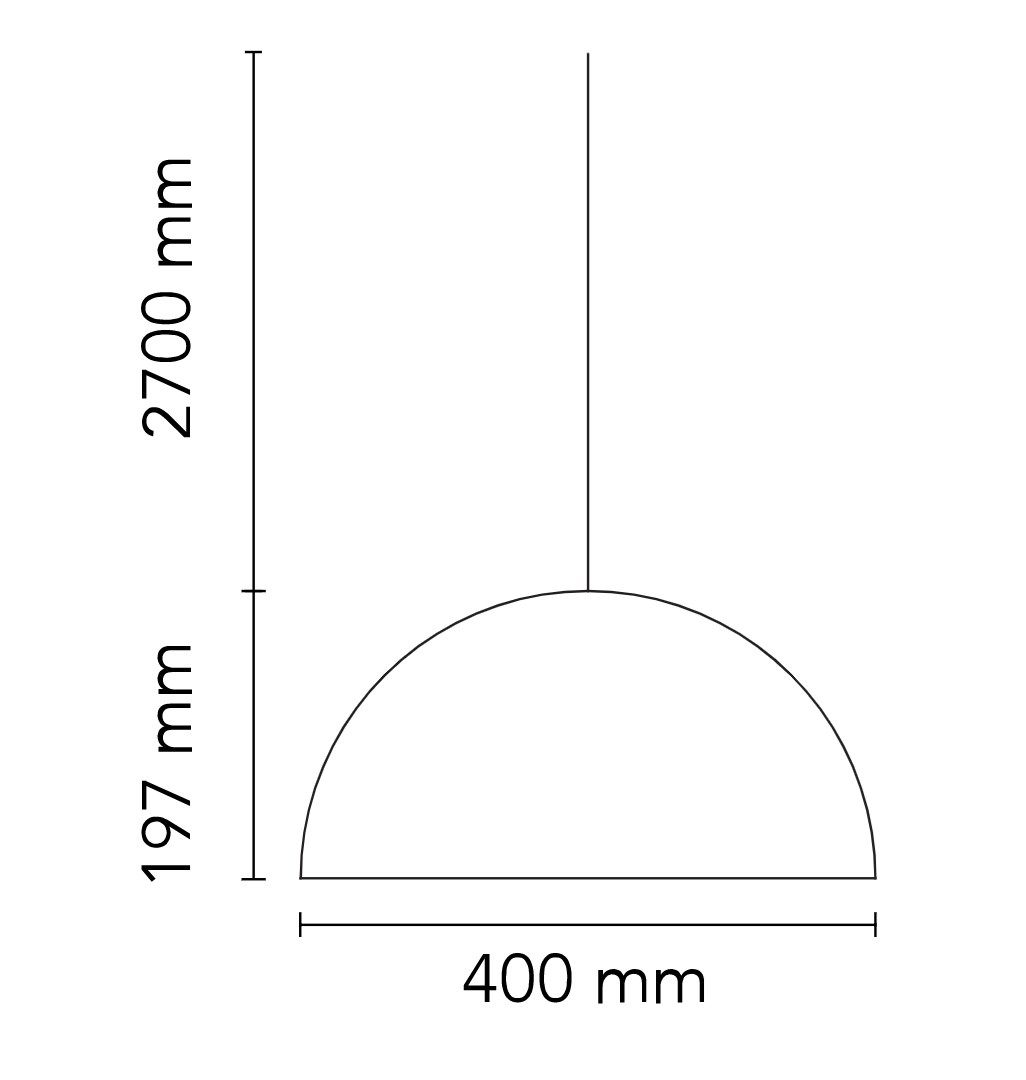 Гипсовый подвесной светильник In Stock Flos ARCH-00100789 - Вид №2