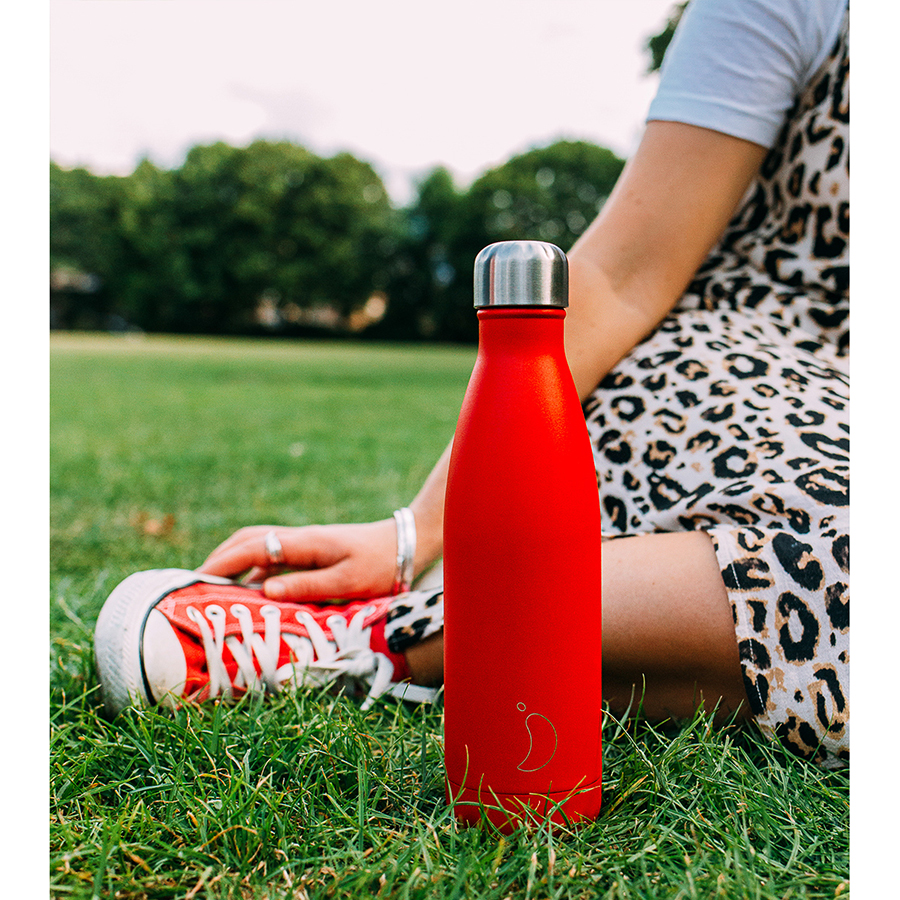 B500NERED Термос neon, 500 мл, красный Chilly's Bottles  - Вид №4