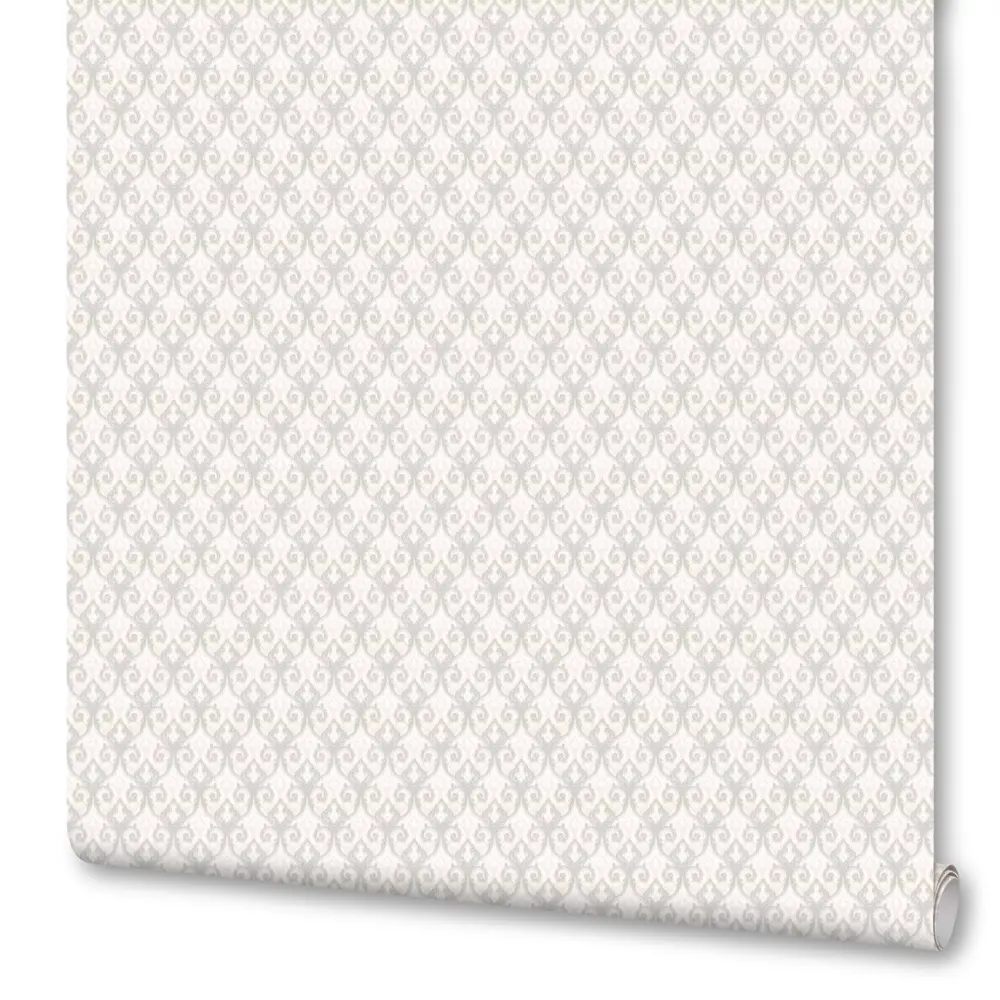 Обои флизелиновые Ovk Desing Баккара белые 1.06 м 10181-01 82637395 STLM-2062008 OVK DESIGN