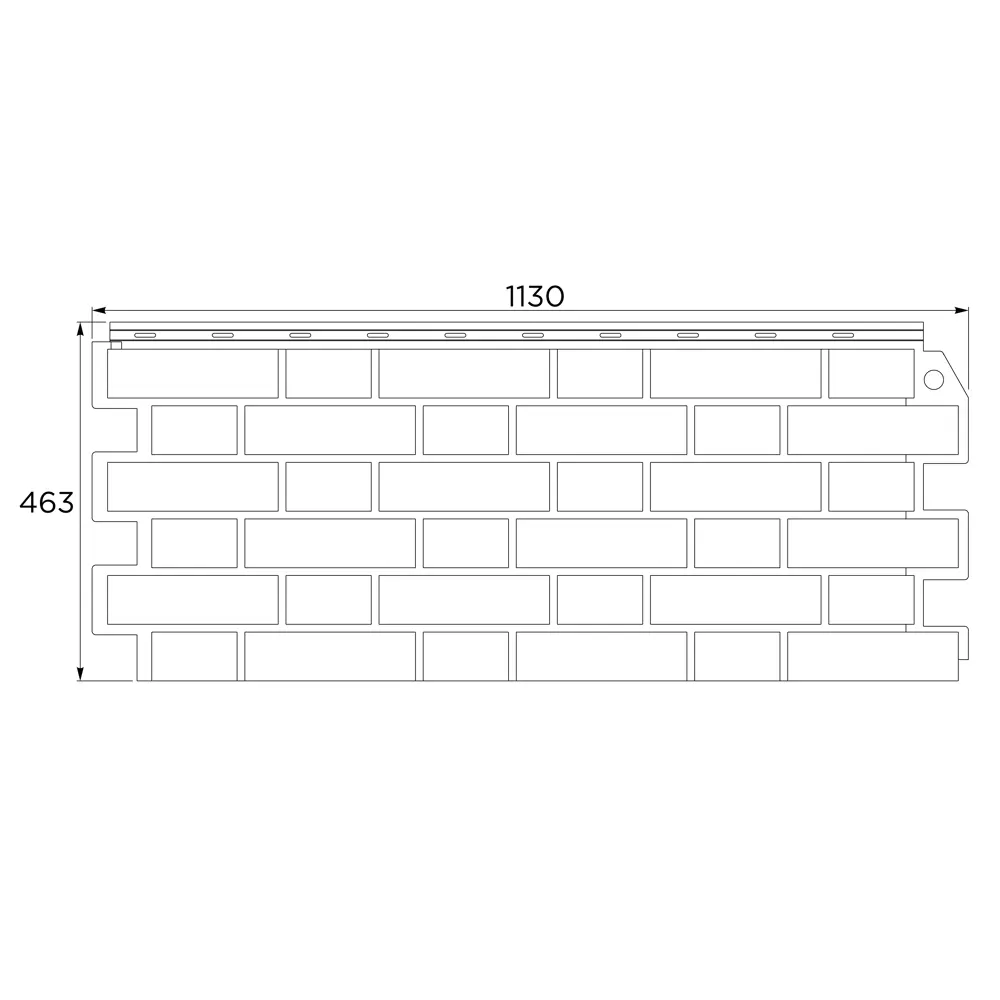Фасадная панель FineBer Britt - элегантная кирпичная кладка для экстерьера 18021660 STLM-0009268 - Вид №3
