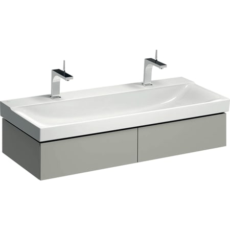 500.517.01.1 Шкафчик для раковины Geberit Xeno² шириной от 120см, с двумя выдвижными ящиками Geberit  - Вид №6