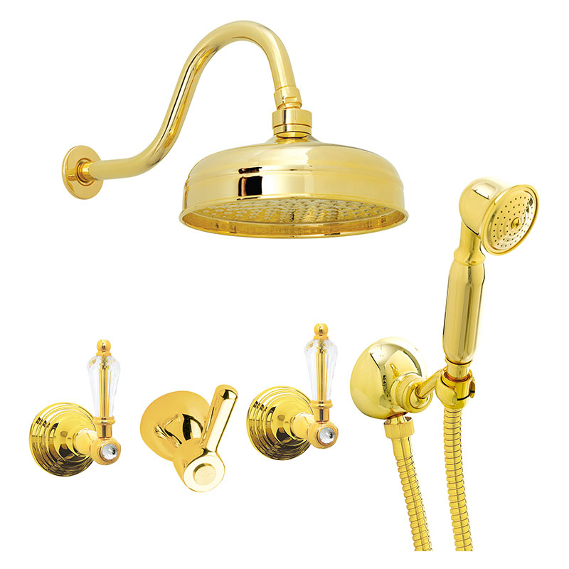 RY444189DO Смеситель для ванны DANIEL RUBINETTERIE Crystal