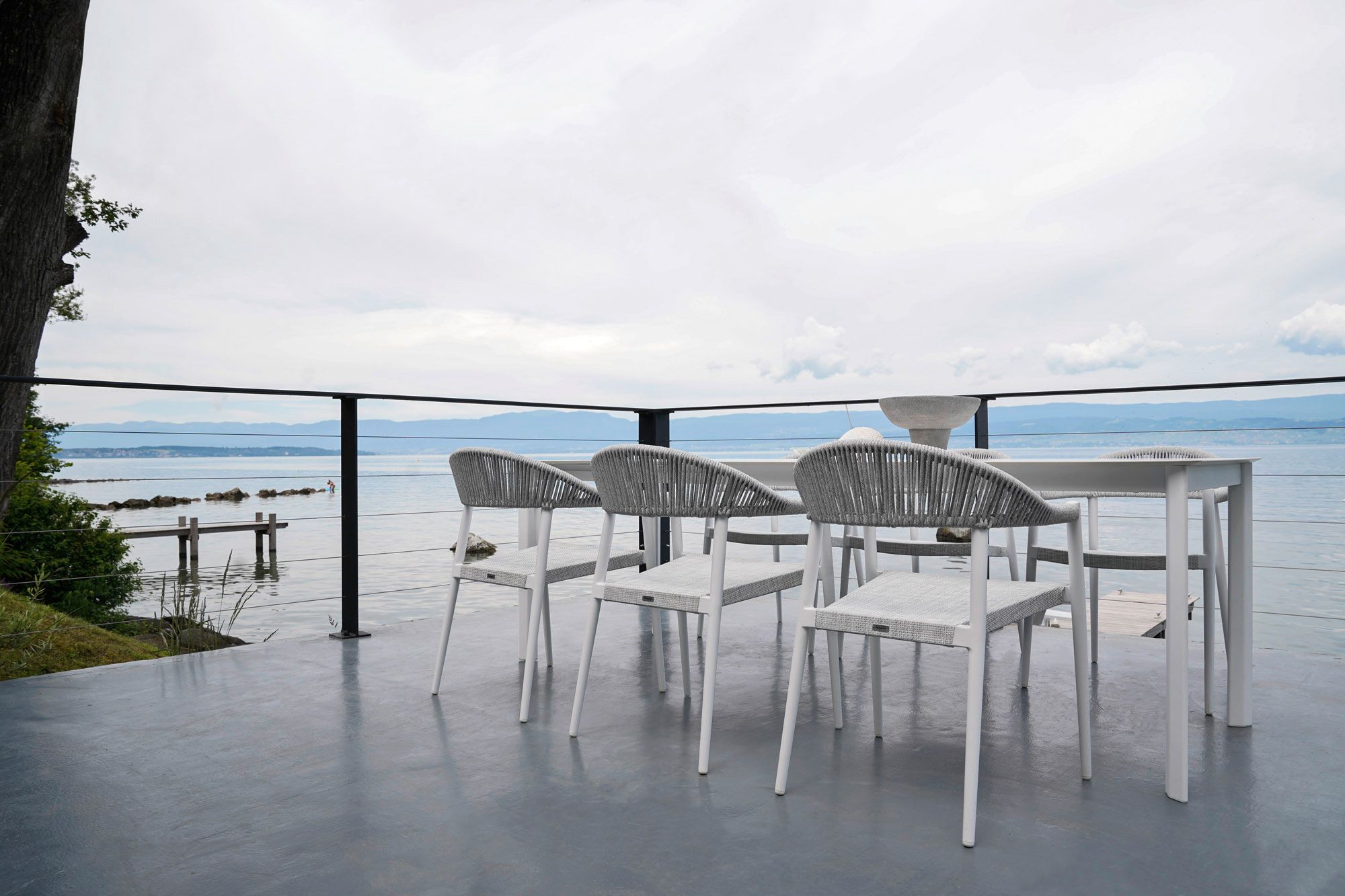 Алюминиевый стул с порошковым покрытием с подлокотниками Varaschin ARCH-00103064 - Вид №3