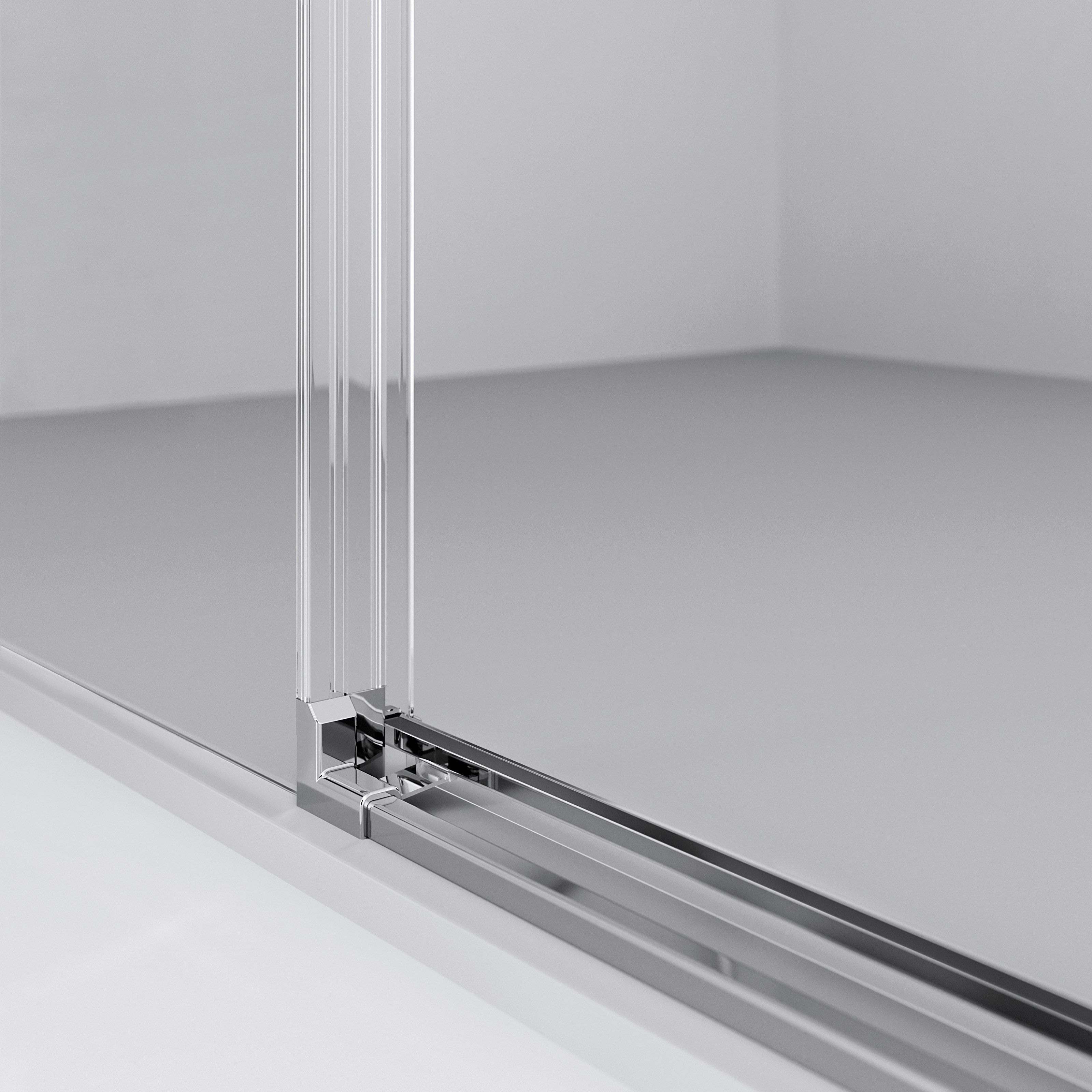 Алюминиевая и стеклянная душевая кабина с раздвижной дверью DUKA вода 5000 ARCH-00071644 - Вид №19