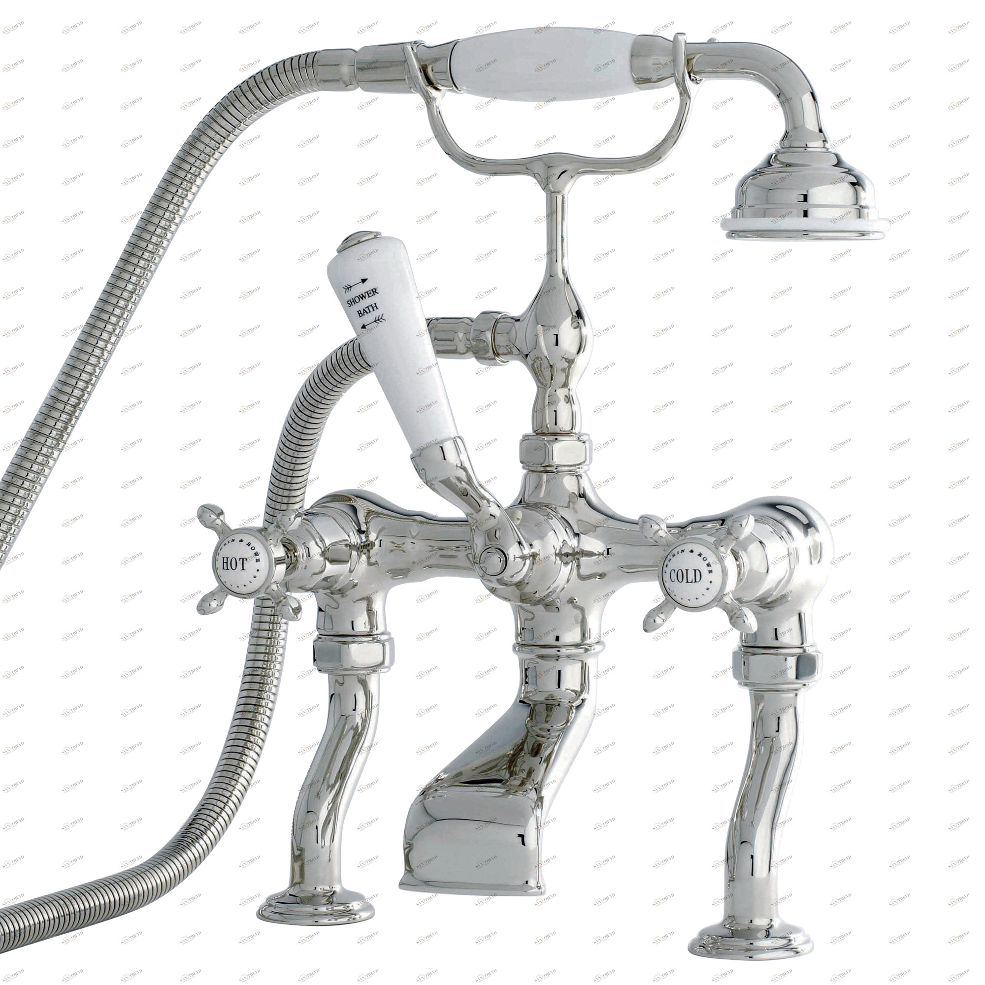 Traditional bathrooms CROSSHEAD 3/4 "смеситель для ванны и душа Pr3501/1bn 