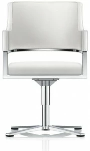 Brunner Стул для ожидания с 4-мя спицами и подлокотниками Tempus