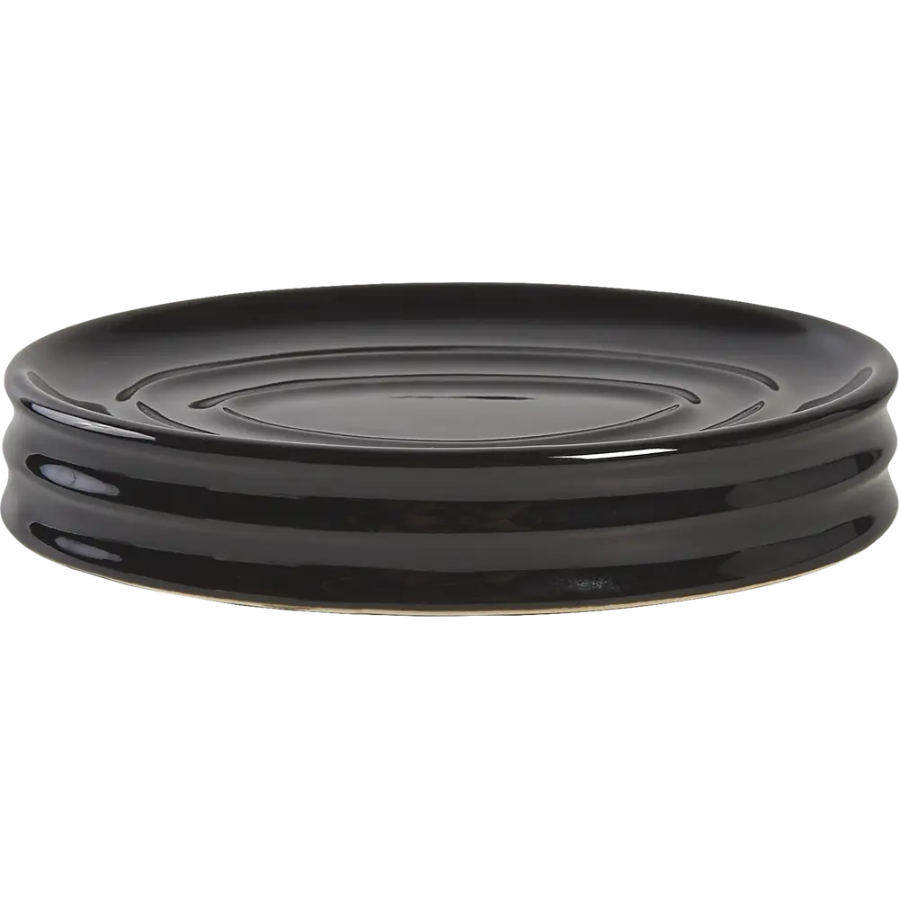 Мыльница Аквадекор Oil керамика цвет чёрный STLM-2190315