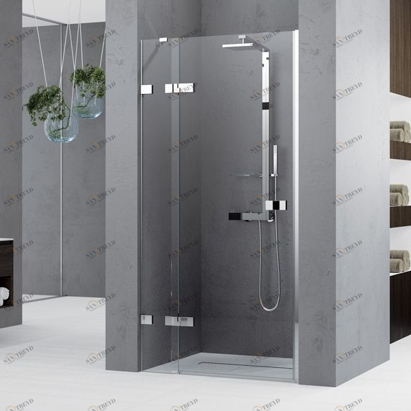 Novellini. Двери в нишу 90 см 1B на брекетах GALA 2 GALA21B901K