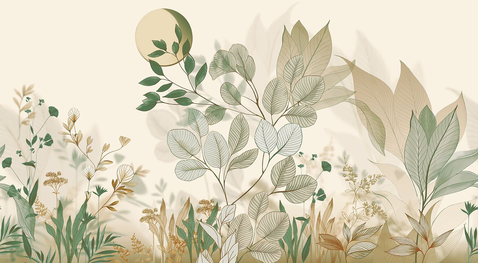 Обои с цветочными мотивами Jannelli&Volpi СП 202 MURALS DECOR ARCH-00077164 - Вид №6