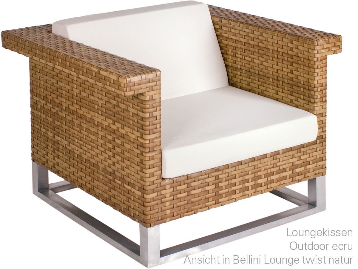 10.00.0724 Подушка спинки центрального модуля Outdoor Sunbrella ecru Mbm LONG ISLAND - Вид №3