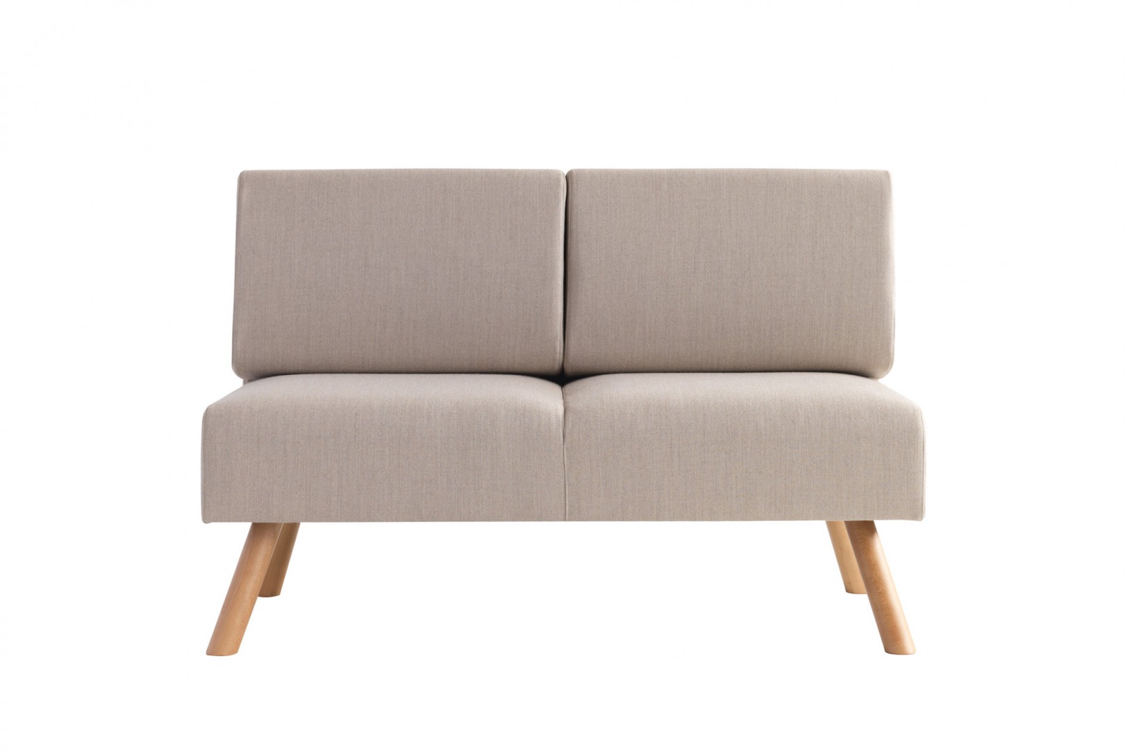 Nomad 825 2-местный диван с мягким сиденьем и спинкой. Ножки из бука без боковых сторон. Et al. Nomad