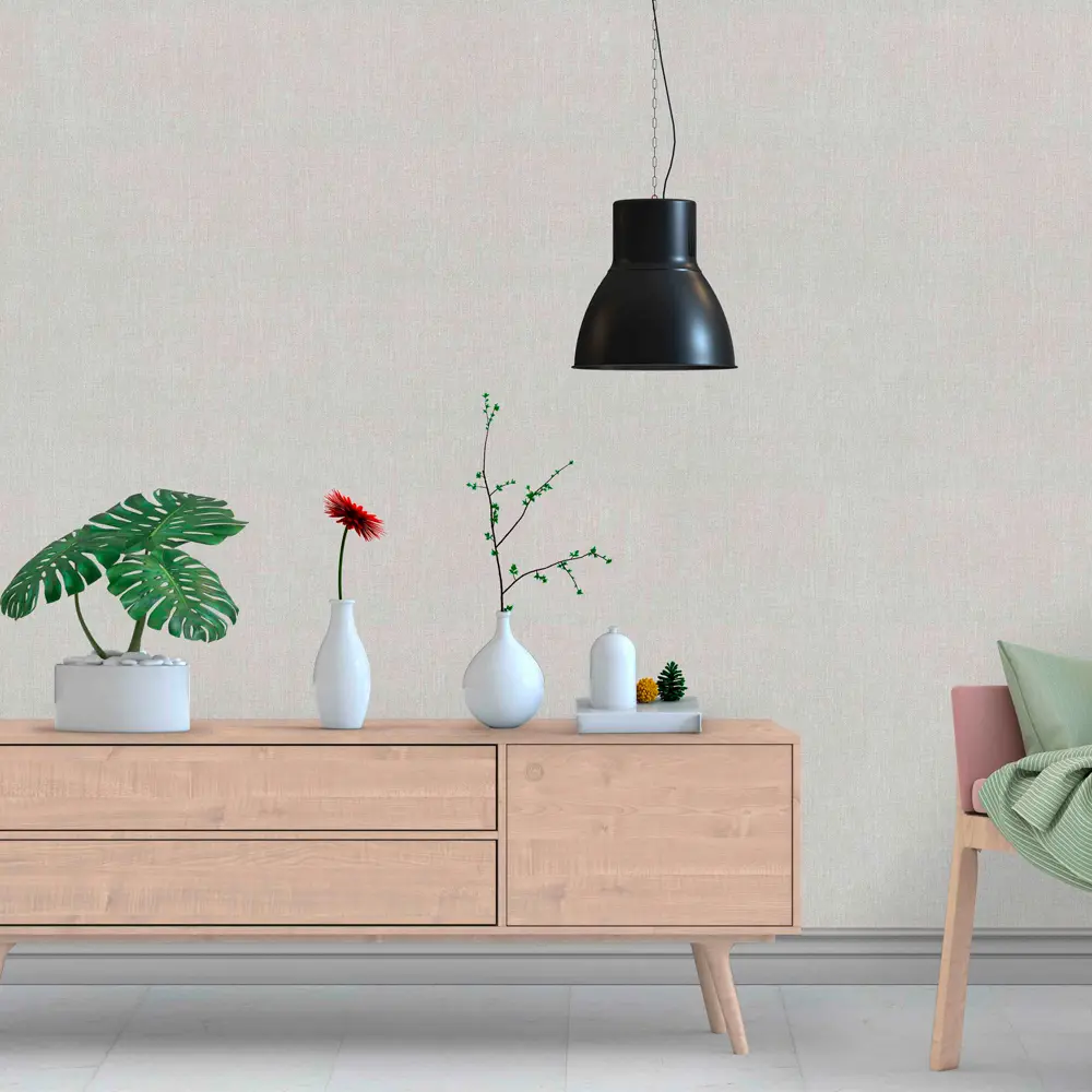 Московская обойная фабрика Тайм: серые флизелиновые обои премиум-класса 89390849 STLM-1564514 - Вид №2