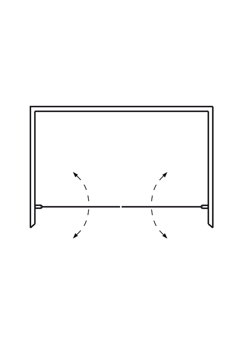 1450598 Красивый Душ Igloo Pro Double 90X100 Frostat Hafa Матовый  - Вид №2