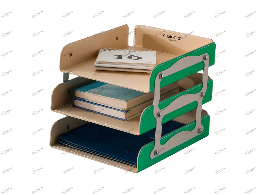 Лоток для бумаг зеленый COMF-PRO  261321 Зеленый Santreyd 