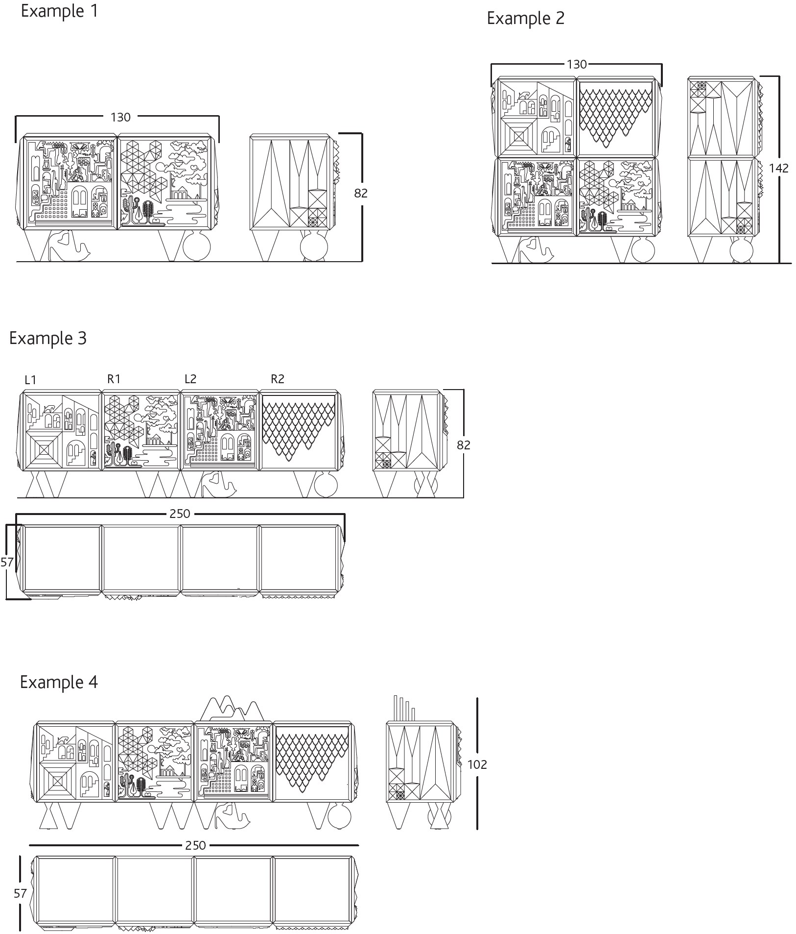 BD Barcelona Design Комод из мдф с распашными дверцами sun-id-1457448 - Вид №5