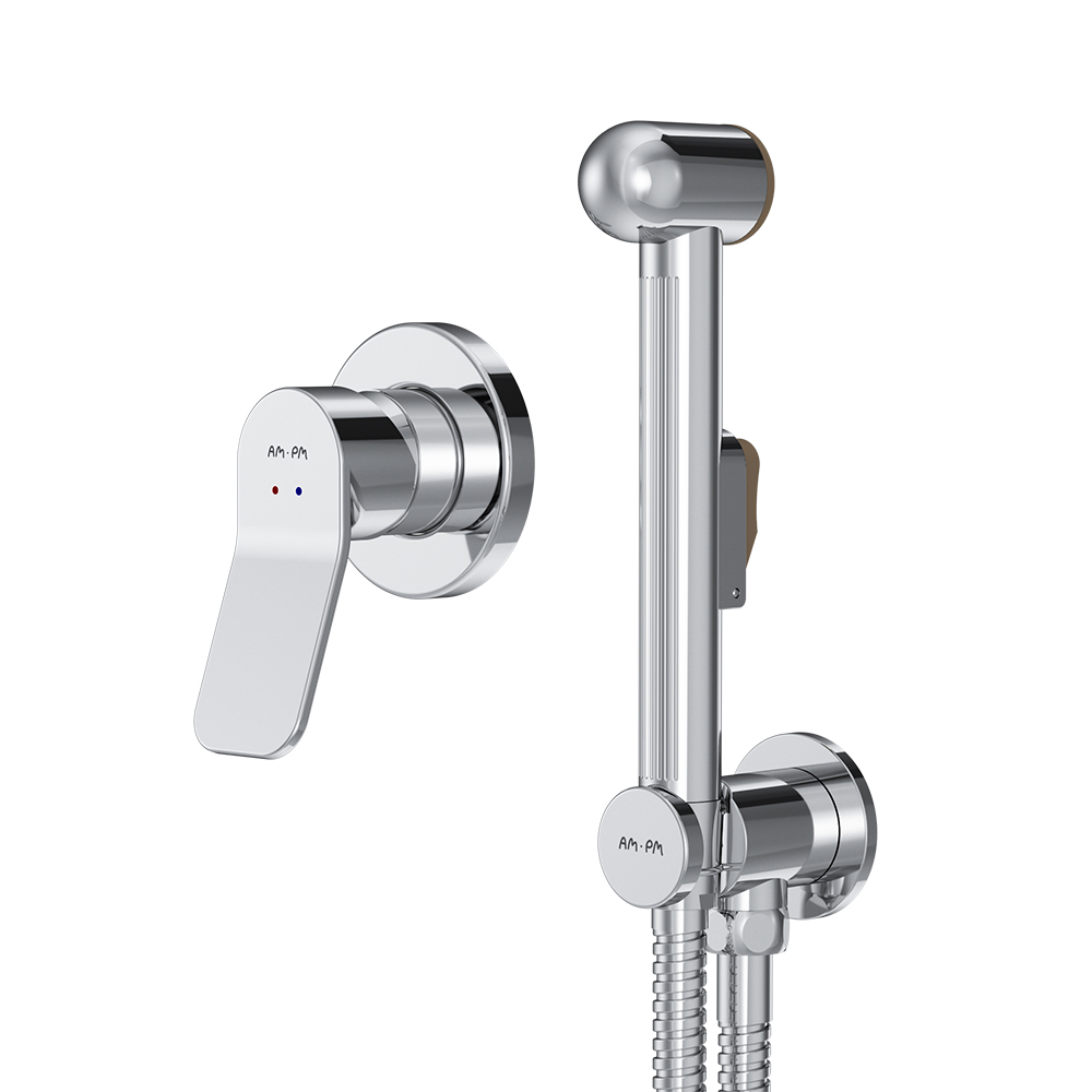 F40H85A00 гигиенический набор для скрытого монтажа со смесителем для душа AM.PM X-Joy  - Вид №4