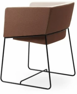 ROSSIN Санный стул с подлокотниками Tonic metal