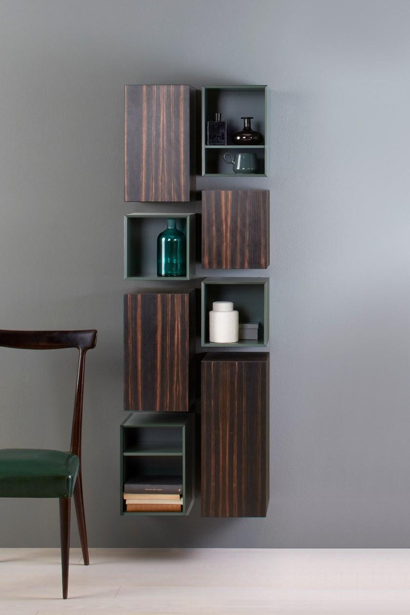 Capo d’Opera Высокий шкаф для ванной из черного дерева Slim sun-id-1471536 - Вид №1