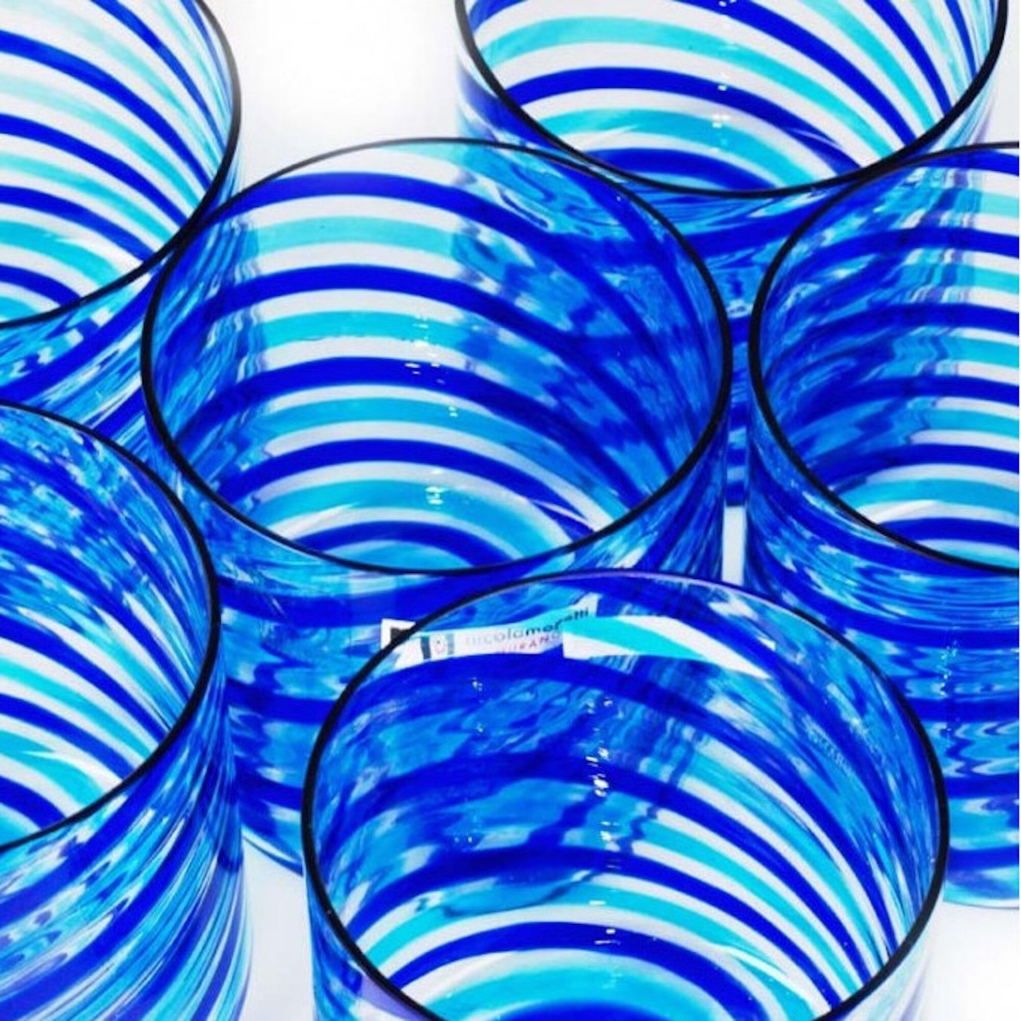 Набор из шести стаканов из муранского стекла ручной работы YourMurano готы ARCH-00002741 - Вид №7