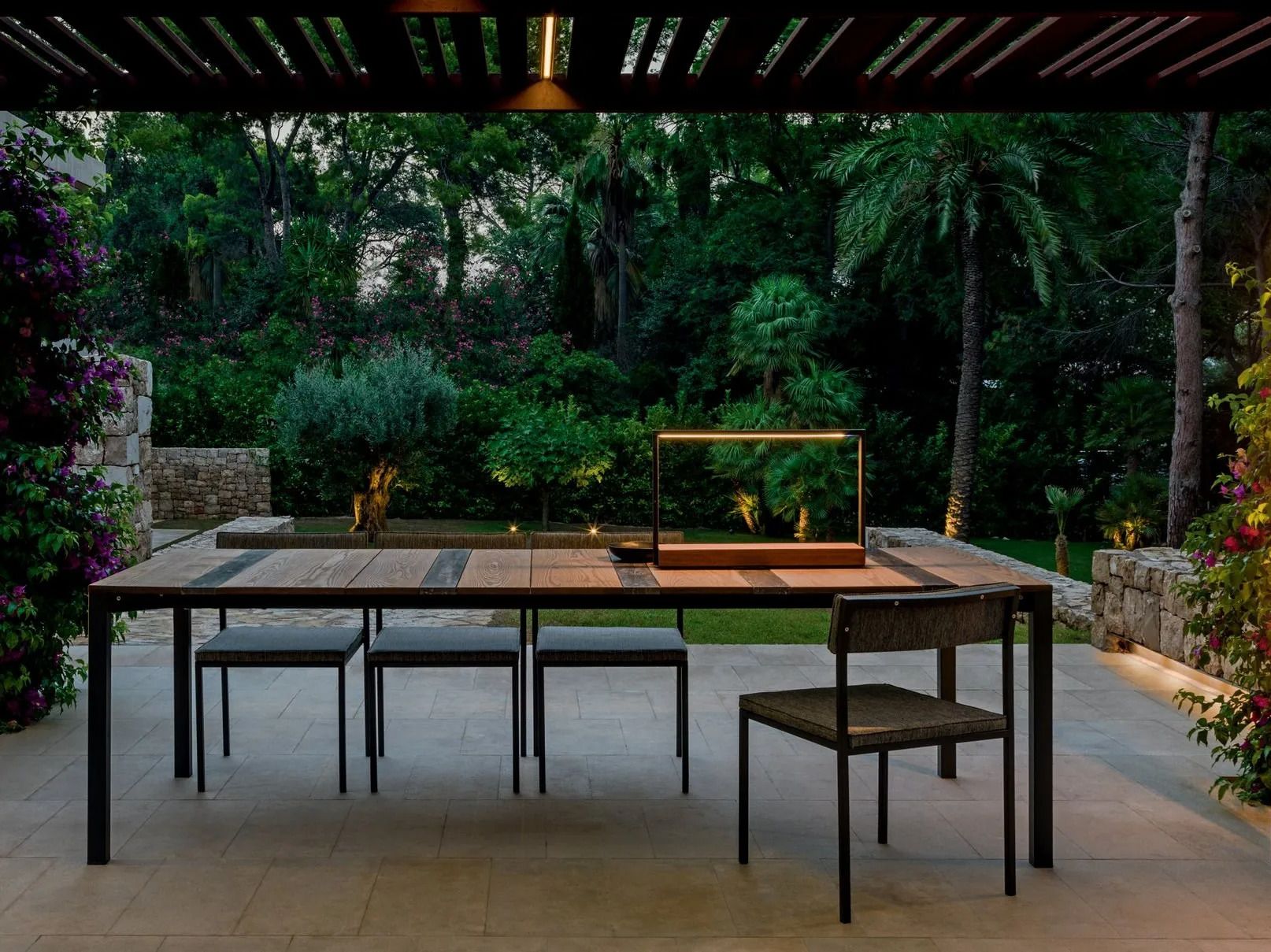 Деревянный прямоугольный садовый стол Talenti Casilda ARCH-00140868 - Вид №2