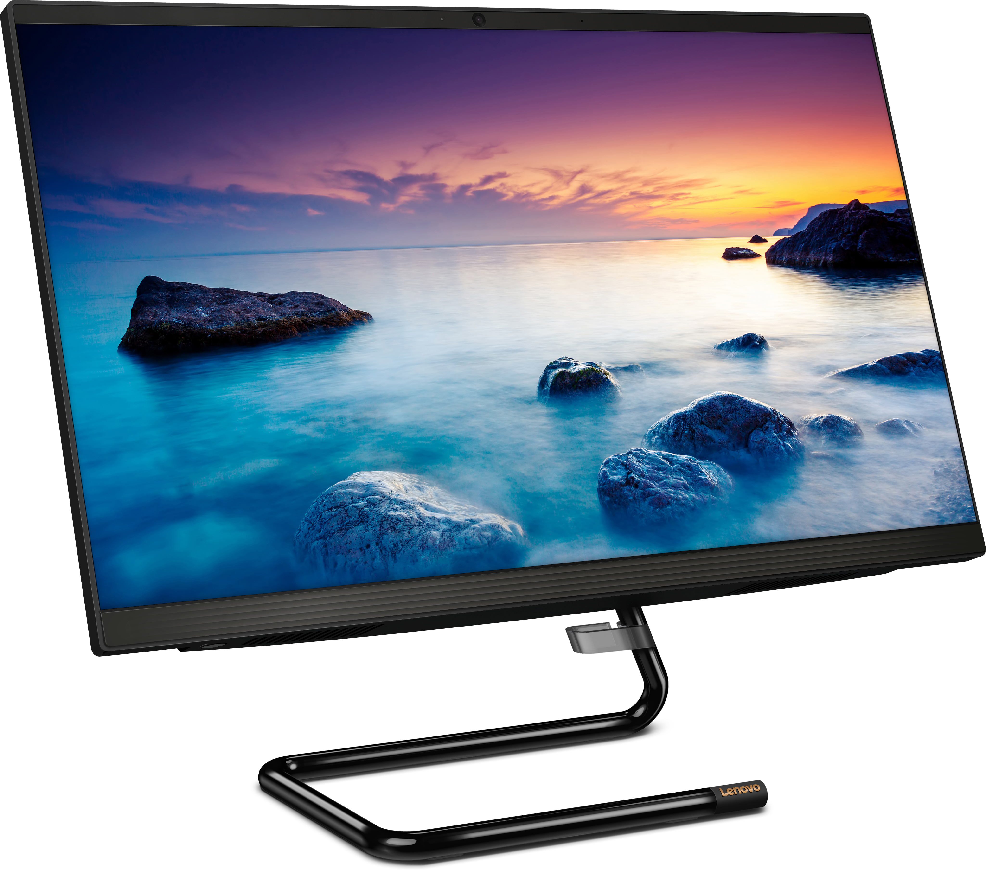 F0E800ELRK ideacentre aio a340-24iwl 23.8"(1920x1080 ips)/intel core i3 10110u(2.1ghz)/8192mb/1000+128ssdgb/dvdrw/int:intel uhd graphics 620/bt/wifi/war 1y/5.87kg/black/w10 + клавиатура, мышь usb Lenovo Santreyd  - Вид №5