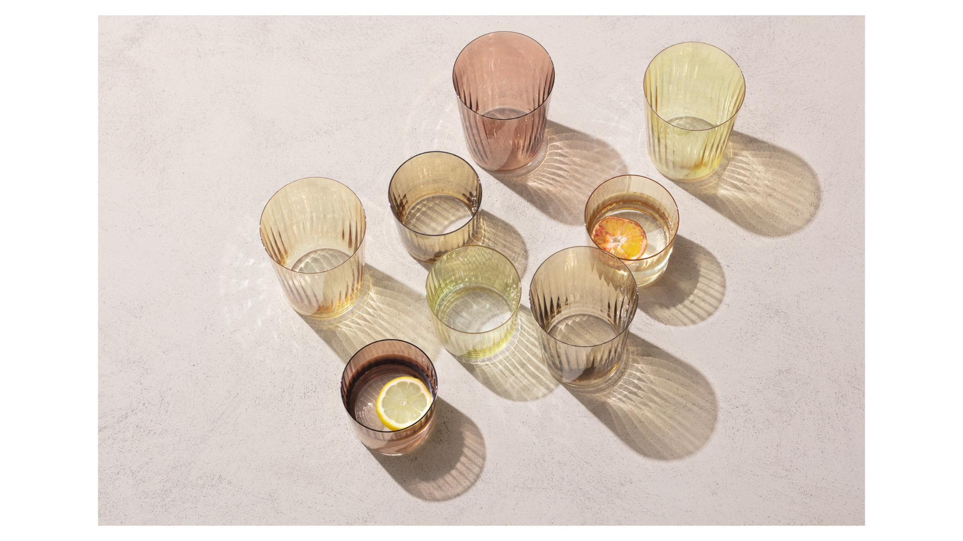 10656282 LSA International Набор стаканов LSA International, "Gems", 560мл, янтарь, 4шт. Стекло - Вид №2