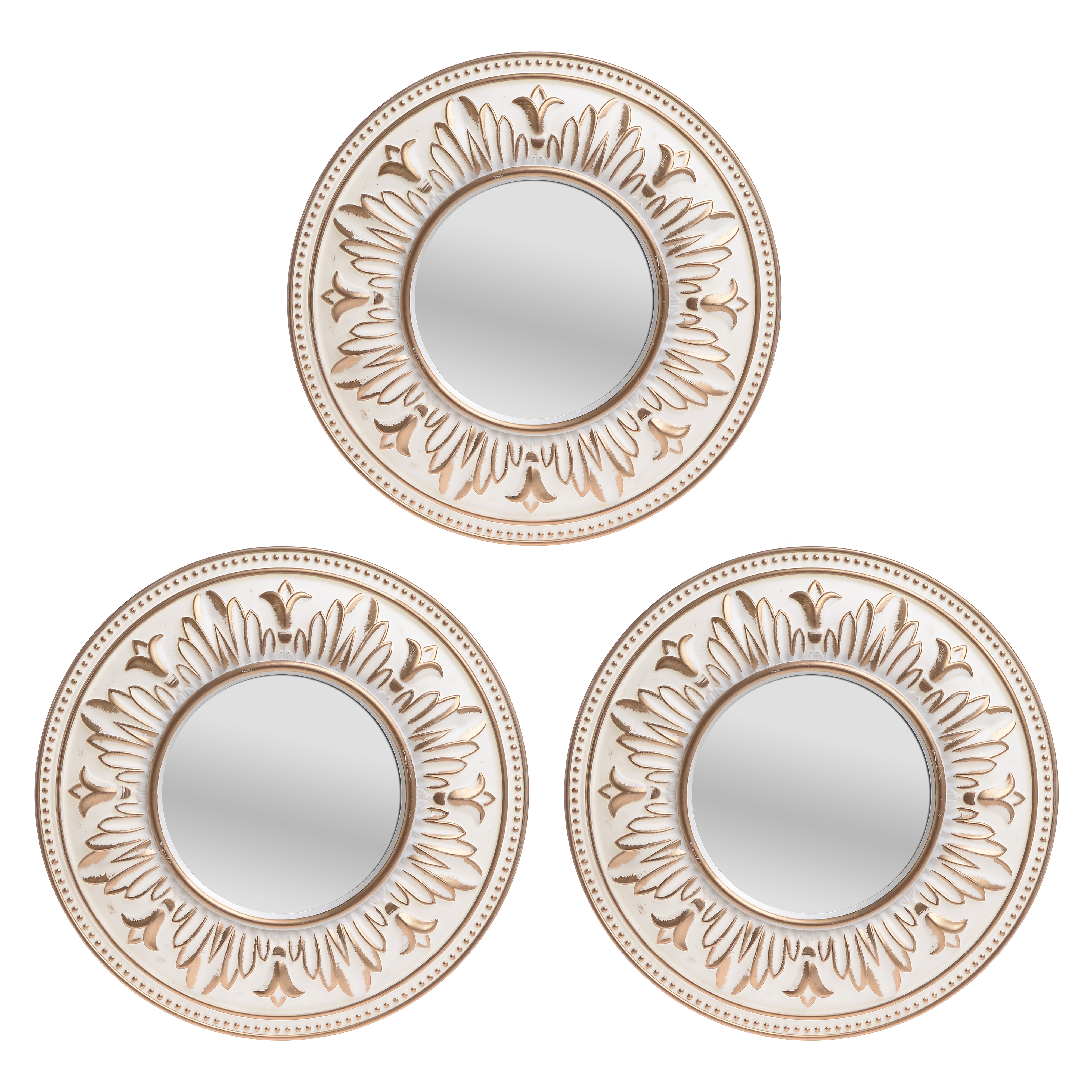 3895956.0012 ЗЕРКАЛО НАСТЕННОЕ, НАБОР 3 ШТ TO4ROOMS  - Вид №1