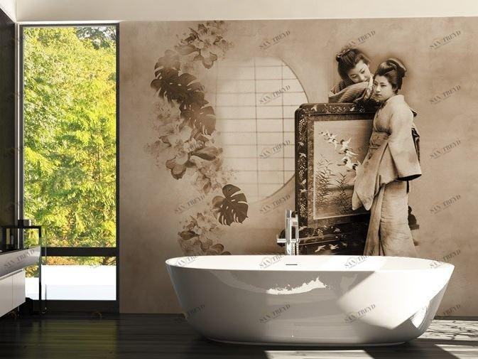 GLAMORA Моющиеся виниловые обои White sun-id-1349716