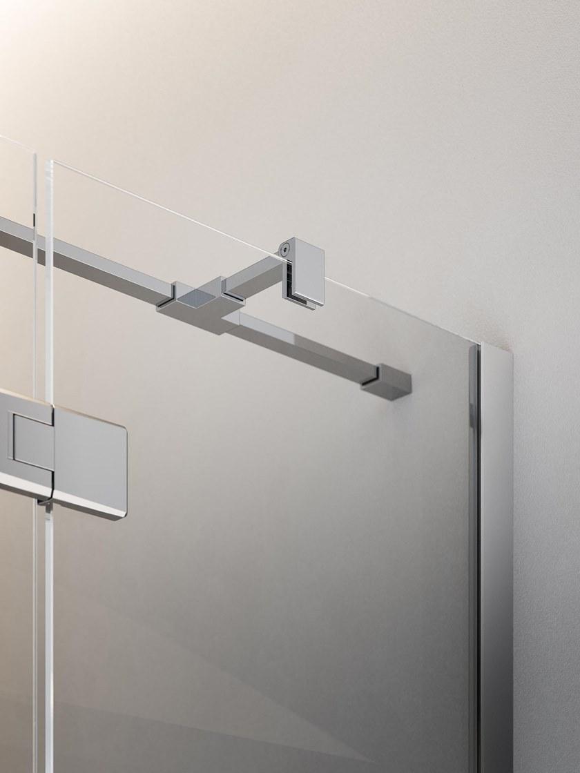 Glass1989 Хрустальная душевая ниша с распашной дверцей Showering sun-id-1366648 - Вид №4