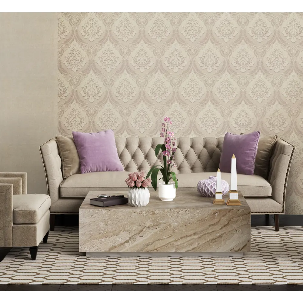 Обои флизелиновые Артекс Фабиана серые 1.06 м 10713-02 STLM-2153488 - Вид №3