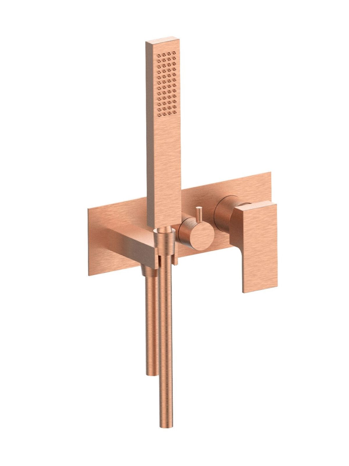 Однорычажный смеситель для душа с 3 отверстиями и ручным душем Rubinetterie Frattini отдельная эстетика ARCH-00076565 - Вид №12