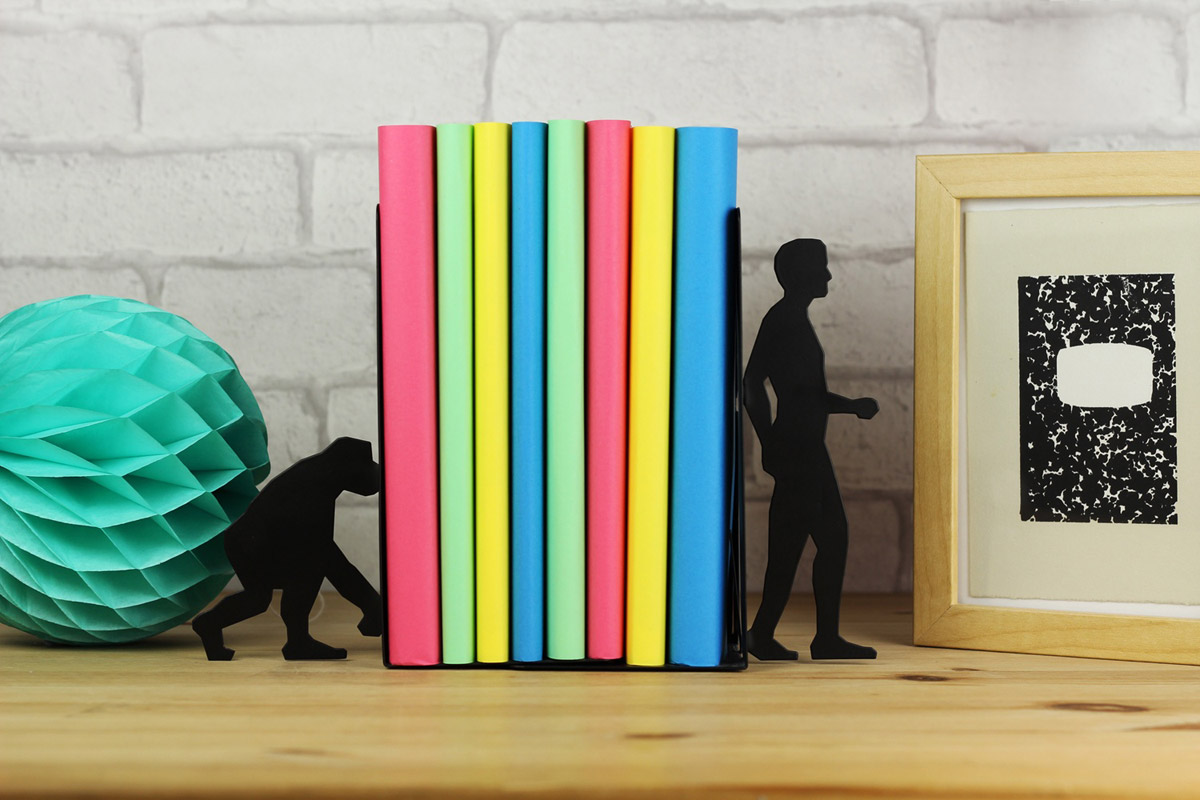 Ограничитель для книг Evolution черный Doiy DHBEEVO - Вид №3