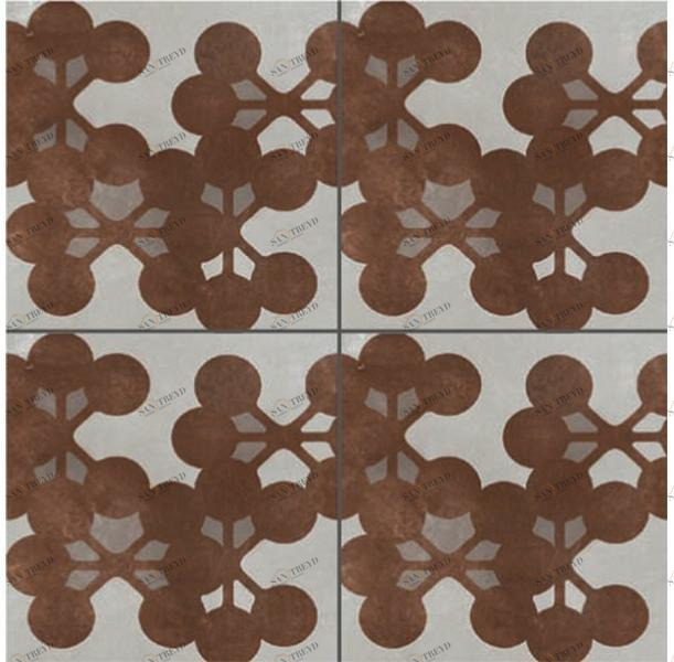 Настенная / напольная плитка из глазурованного керамогранита Azulej Santreyd sun-id-1516175