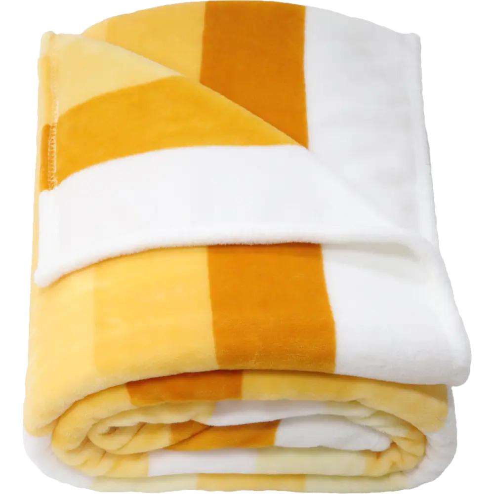 Плед «Gradient» 180x200 см фланель цвет желтый Santreyd STLM-2205737 - Вид №2