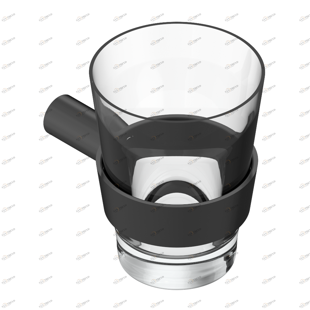 U6F-536C Стакан настенный из хрусталя BACCARAT для зубных щёток Thg-paris Beyond crystal с прозрачным хрусталём Покрытие PVD бронза U6F-536C CAT.F