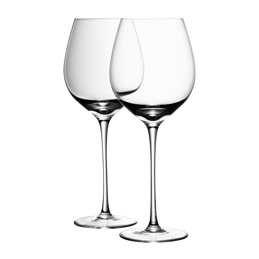 Набор из 4 бокалов для красного вина с подставками Wine 750 мл LSA International G137600301 - Вид №1