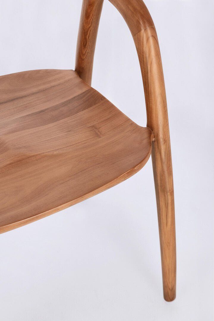 Стул из тикового дерева с подлокотниками BIZZOTTO DOTTY ARCH-00078735 - Вид №4