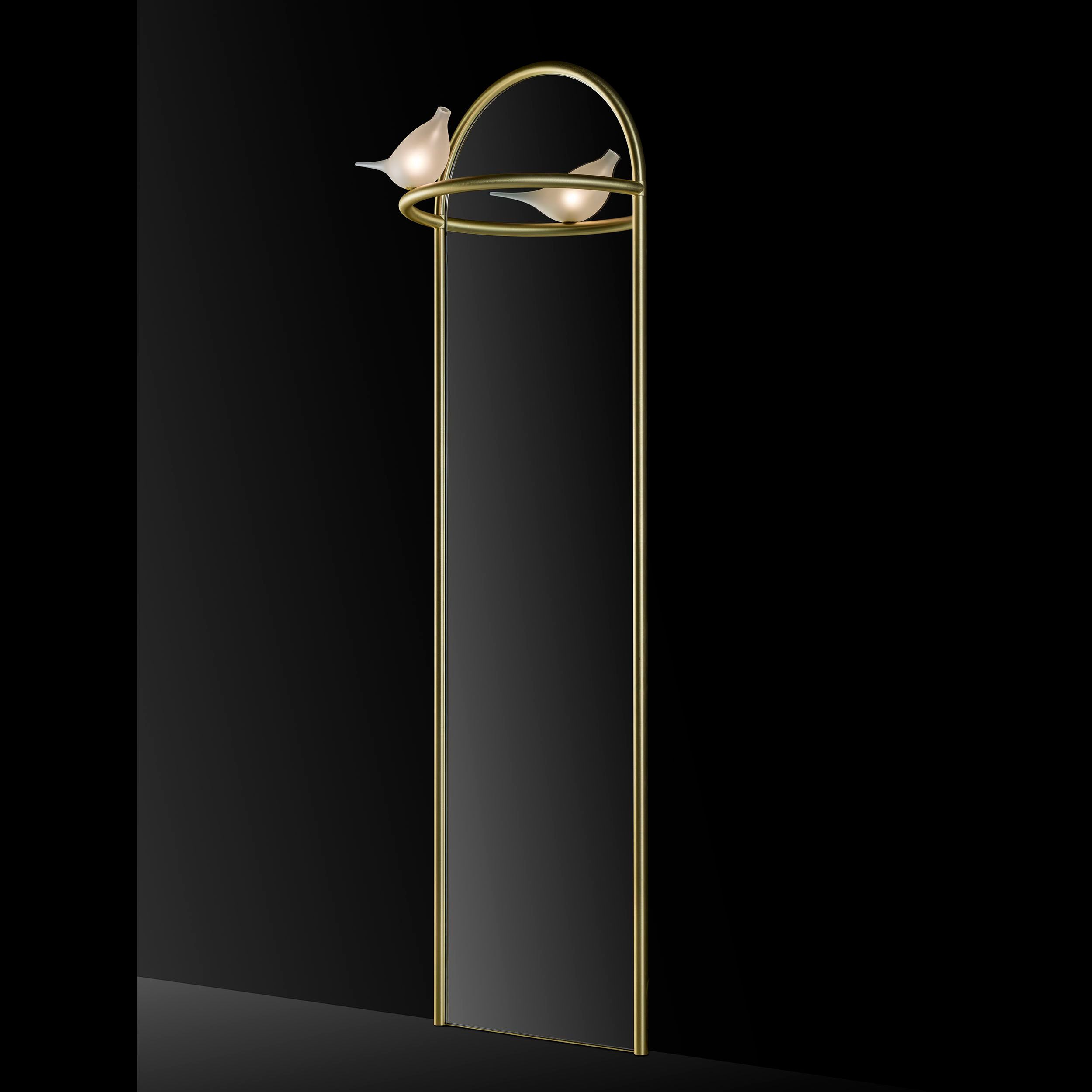 Металлическое зеркало со встроенным освещением MULTIFORME Light Of Love ARCH-00093024 - Вид №2