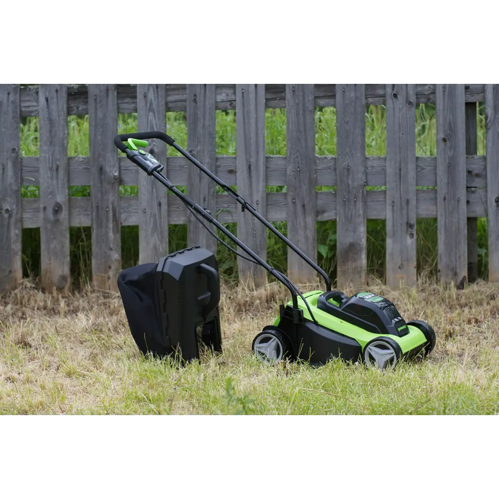 Газонокосилка аккумуляторная GreenWorks 2509607 24 В 32 см 1x2 Ач АКБ и ЗУ входит в комплект 86257658 STLM-2072548  - Вид №6