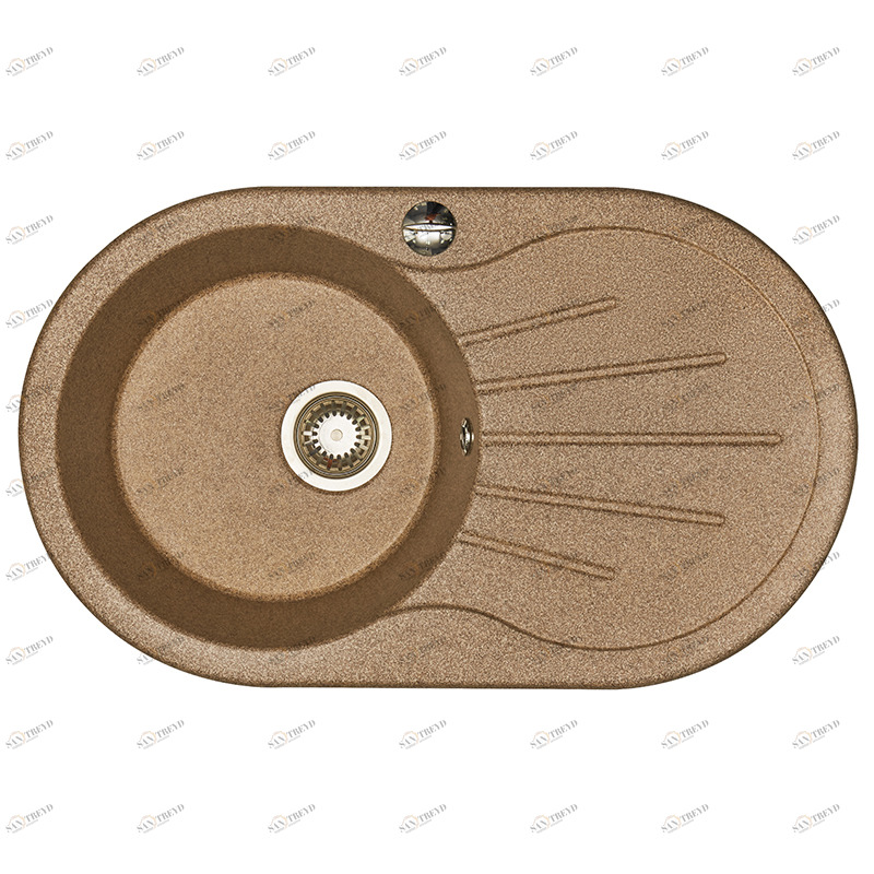 1A714032PA270 Мойка кухонная прямоугольная AQUATON Паола