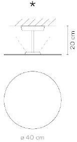 Vibia Металлический светодиодный потолочный светильник Flat 5920 - Вид №6
