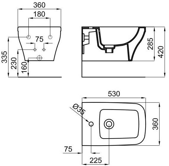 Биде подвесное Forma Noken sun-id-1463895 - Вид №7