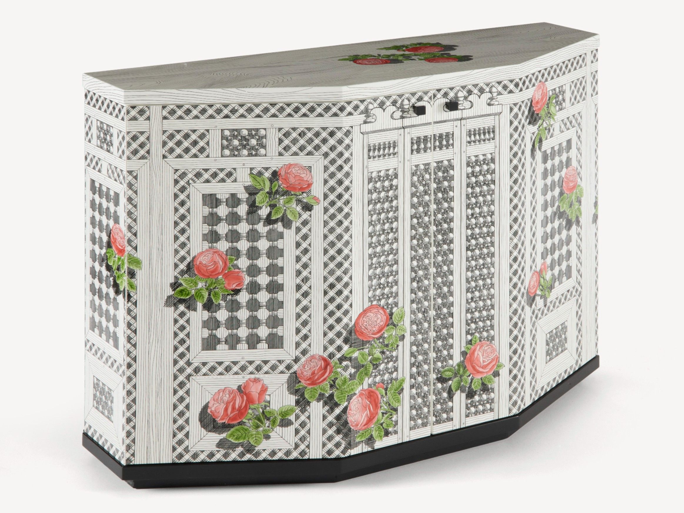 Маленький шкаф Fornasetti Musciarabia con rose ARCH-00043179 - Вид №2